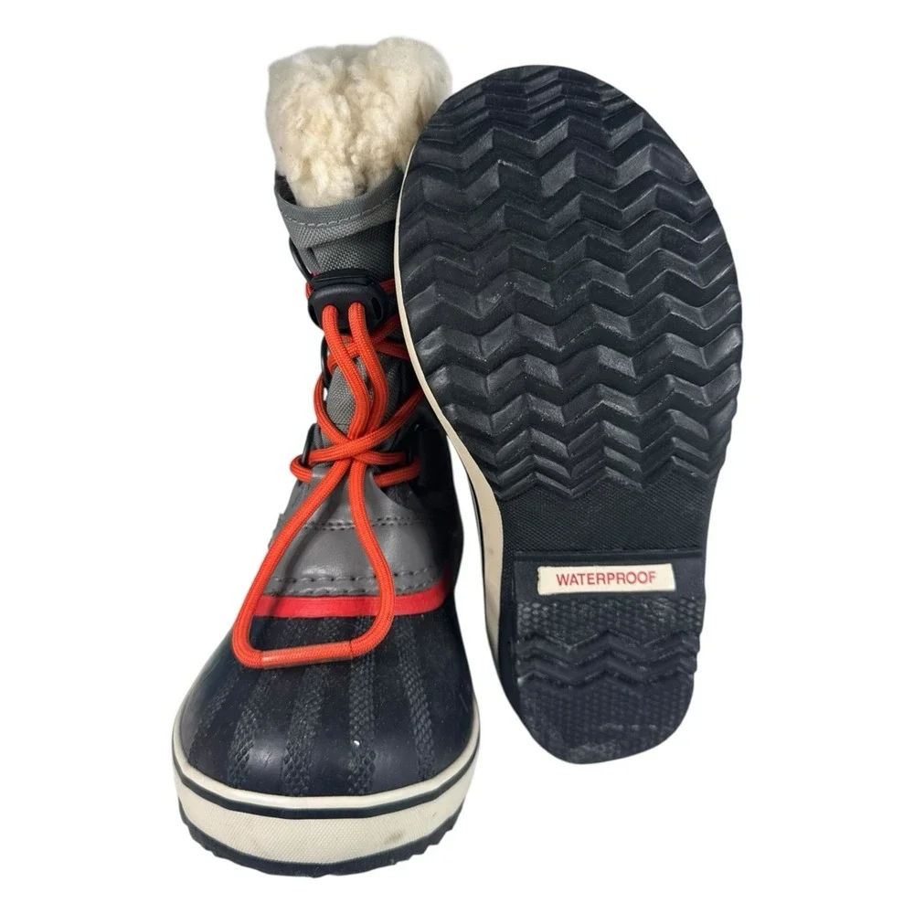 Sorel Yoot Pac Nylon Quarry Winter Boots Sail Red Size 1 No Box